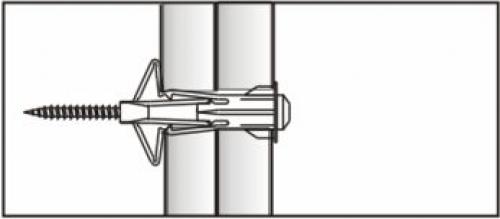 Крепеж для пустотелых материалов. Дюбели для тонких плит 03