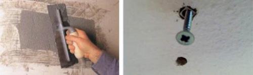 Как уменьшить диаметр отверстия в стене. Как исправить ситуацию, если после сверления стены дырка получилась больше, чем необходимо