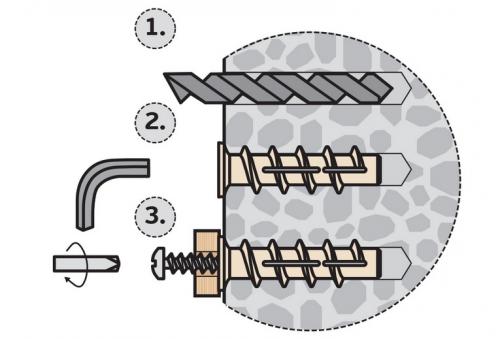 Как закрепить дюбель в стене, из которой сыплется штукатурка 12 Как закрепить дюбель в стене, из которой сыплется штукатурка 12