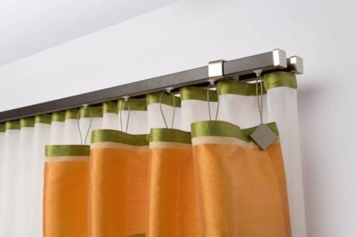 Крепление гардины к стене. Виды карнизов для гардин