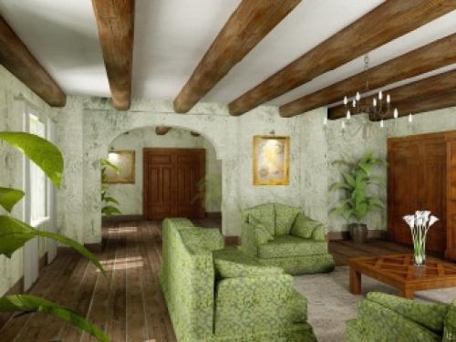 Декоративные бруски на стену. Блок-хаус 04