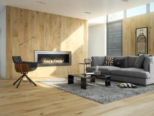 Дерево на стене в углу. Деревянная стена: фанера