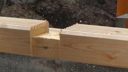 Как соединить два бруска под угло.  Разновидности соединения бруса между собой в углах