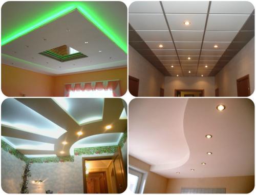 Потолок в своем доме своими руками. Какой потолок выбрать