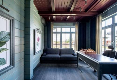 Декоративный брус в интерьере. Внутренняя отделка с фальшбрусом