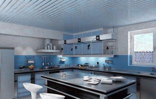 Деревянный реечный потолок с подсветкой своими руками. Особенности 06 Деревянный реечный потолок с подсветкой своими руками. Особенности 06