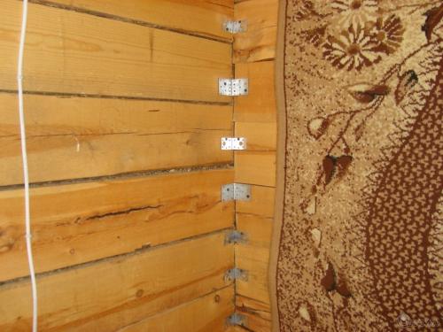 Усиление и ремонт деревянных стен. Стягивание стен