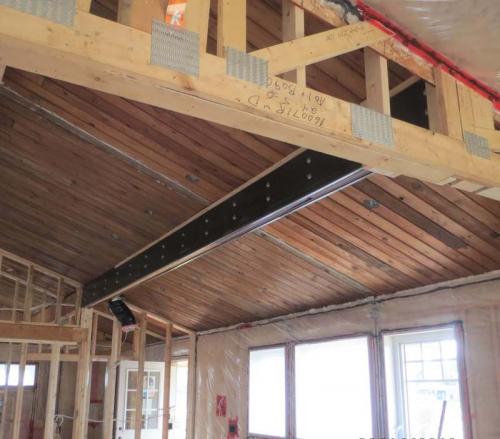 Усиление деревянных балок перекрытия металлом. Усиление балок перекрытия: когда оно необходимо 03