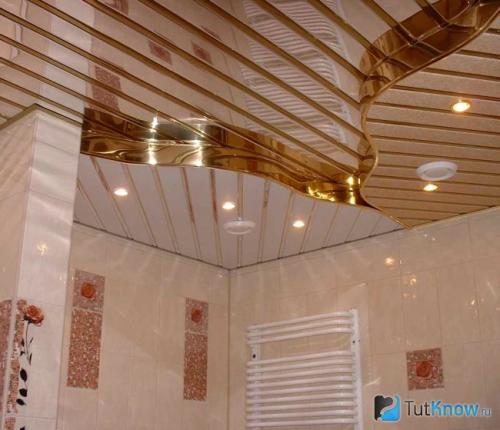 Потолок реечный мультикуб монтаж. Особенности конструкции 06