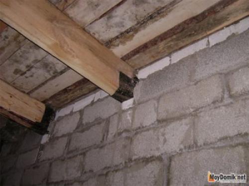 Деревянное перекрытие 1 этажа. Деревянные перекрытия над первым этажом своими руками
