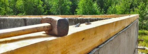 Замена мауэрлата без разбора крыши