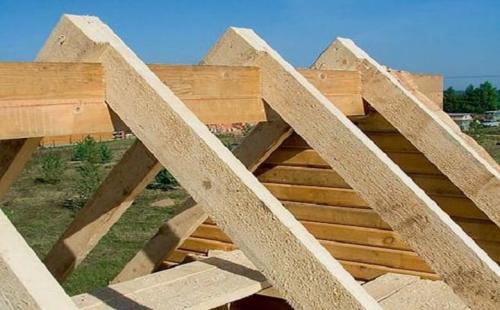 Стропильная система двускатной крыши чертеж. Монтаж двухскатной крыши