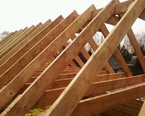 Стропильная система двускатной крыши чертеж. Монтаж двухскатной крыши