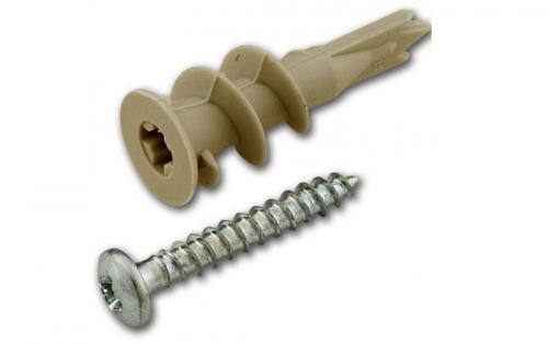 Как закрепить дюбель в большом отверстии. Устройство настенного крепежа