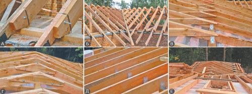 Стропильная система мансардной крыши. Как сделать монтаж стропильной системы мансардной крыши