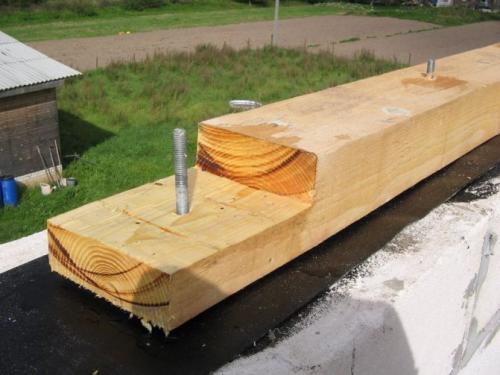 Соединение балок перекрытия. Как сращивать брус по длине: основные моменты