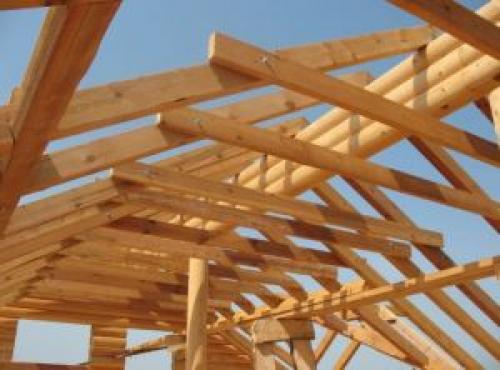 Как сделать стропила двускатной крыши. 