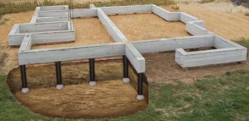 Крепление балок перекрытия к армопоясу. Устройство, виды и особенности изготовления армированного укрепляющего пояса для балок перекрытия