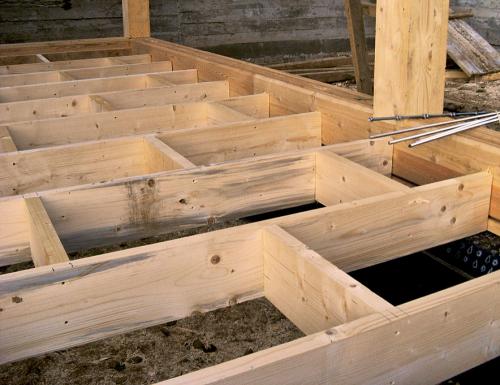 Сборные балки перекрытия из досок. Какую древесину лучше выбрать для деревянных перекрытий и как правильно уложить балки?