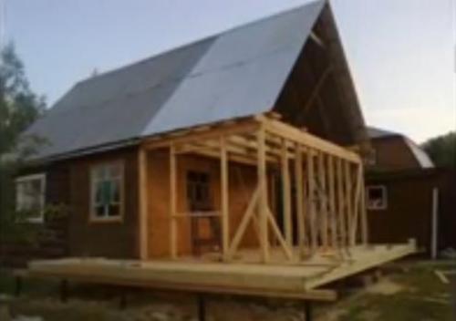 Утепление стен каркасной пристройки. Технология, схема 03 Утепление стен каркасной пристройки. Технология, схема 03