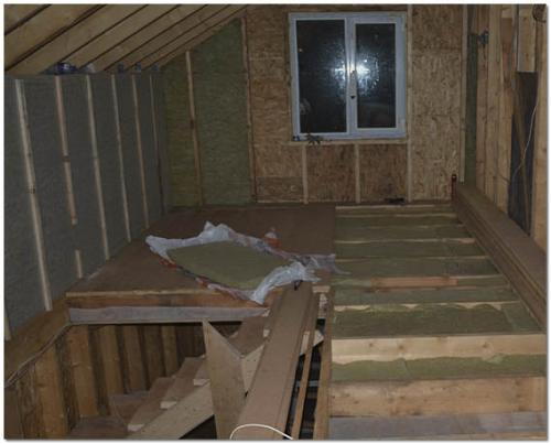 Утепление каркасного дома минеральной ватой