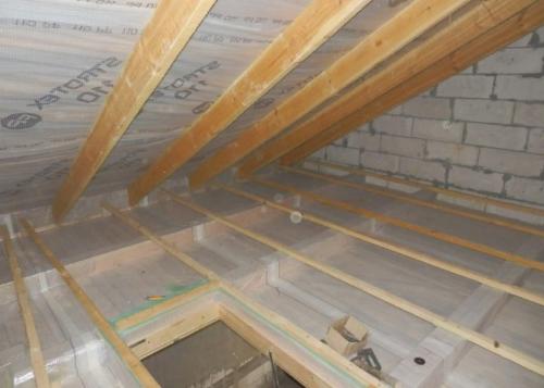 Звукоизоляция межэтажного перекрытия по деревянным балкам. Перекрытие на лагах