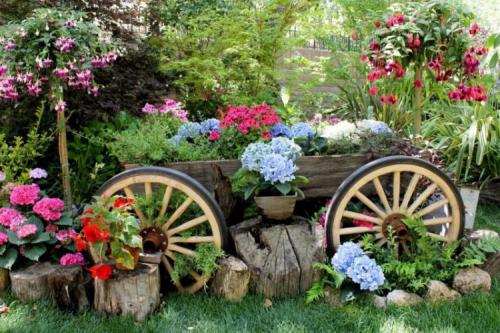 Декор своими руками для сада. 90 идей украшений для сада своими руками (фото)