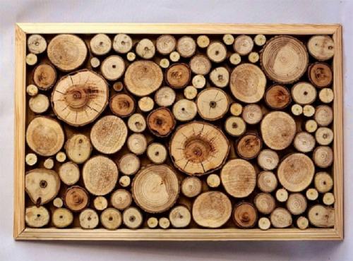 Декор из спилов дерева своими руками. Поделки для кухни