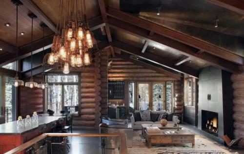 5 лучших способов декорировать интерьер деревянного дома. Интерьер деревянного дома 2022: ТОП-65 лучших идей дизайна (+тренды) 02