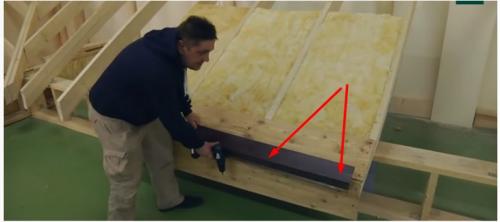 Как закрепить обрешетку на бетонной крыше. Технология устройства обрешетки под профнастил