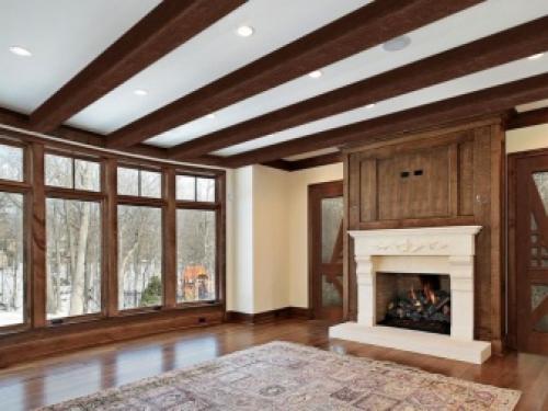 Декоративные балки на потолок своими руками. Фальшбалки. Технологии изготовления. Какой тип склейки должен быть, чтобы избежать трещин при рассыхании древесины? 25