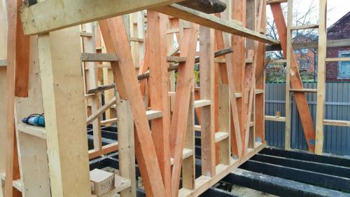 Цокольное перекрытие каркасного дома. Перекрытие каркасного дома по деревянным балкам