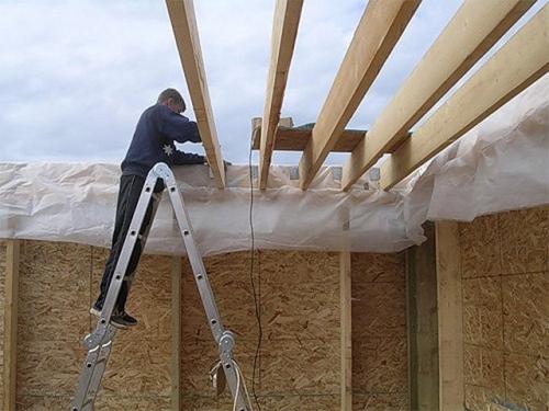 Чердачное перекрытие каркасного дома. Конструкция перекрытия в каркасном доме