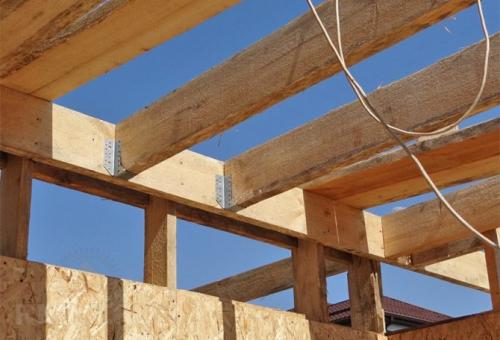 Чердачное перекрытие каркасного дома. Конструкция перекрытия в каркасном доме