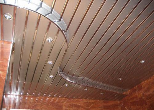 Как сделать волнообразный реечный потолок из.. Реечные потолки –, что это такое?