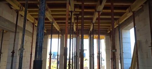 Этапы изготовления межэтажного перекрытия. Основные параметры бруса для балок 05