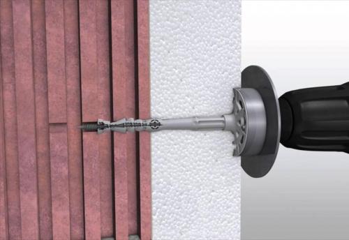 Как крепить пеноплекс к стене грибками. Расчет длины дюбеля и схемы фиксации