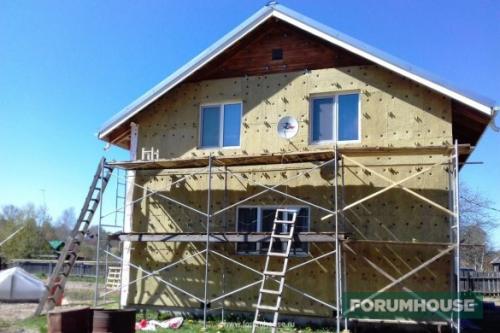 Крепеж утеплителя к деревянной стене. Утепление брусового дома каменной ватой