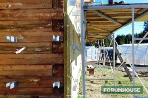 Как закрепить утеплитель на стене деревянного дома. Утепление брусового дома каменной ватой