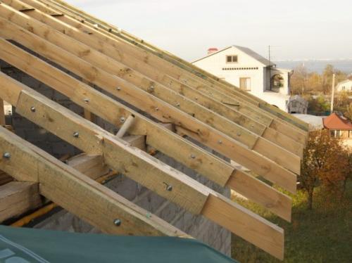 Крепление балок перекрытия к мауэрлату. Основные элементы стропильной системы