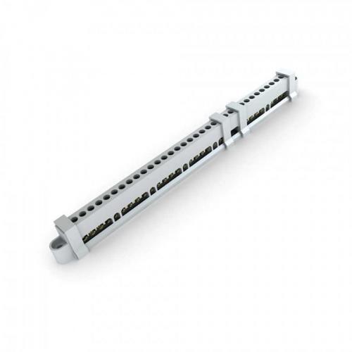 Крепление дин-рейки к монтажной панели. Уро.  Вставка DIN-реек и кабельных каналов на монтажную панель