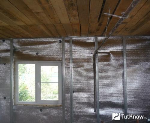 Утепление деревянного дома изнутри минватой. Технология утепления стен 04 Утепление деревянного дома изнутри минватой. Технология утепления стен 04