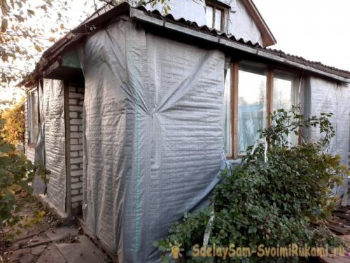 Утепление стен минватой. Монтаж утеплителя