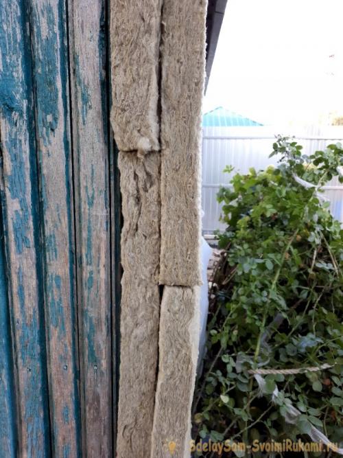 Утепление стен минватой. Монтаж утеплителя