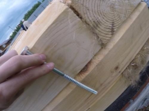 Как закрепить брус к фундаменту своими руками. Технология укладки бруса на различных видах фундамента 10 Как закрепить брус к фундаменту своими руками. Технология укладки бруса на различных видах фундамента 10