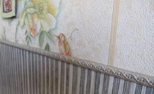 Как крепить декоративные рейки на стену с обоями. Применение молдинга