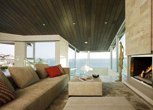 Потолок из дерева в интерьере квартиры. Варианты исполнения деревянного потолка