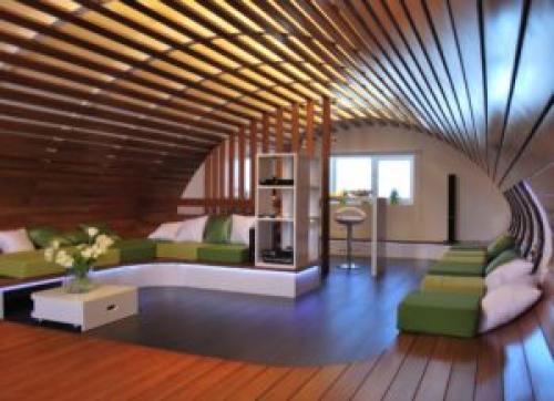 Простая и недорогая отделка мансарды. Отделка мансарды своими руками, фото вариантов