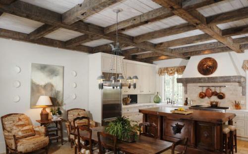 Делаем декоративные балки на потолок своими руками. Виды потолочных балок 14 Делаем декоративные балки на потолок своими руками. Виды потолочных балок 14