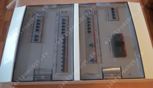 Расстояние между дин рейками в щите. Электрический щиток Mistral 41W . Пример сборки.